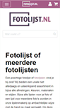 Mobile Screenshot of fotolijst.nl