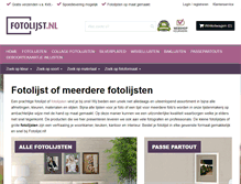 Tablet Screenshot of fotolijst.nl